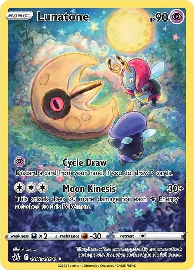 Lunatone - Pokemon Crown Zenith #GG11