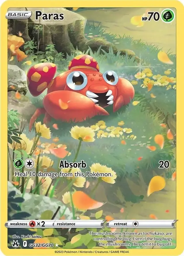 Paras - Pokemon Crown Zenith #GG32
