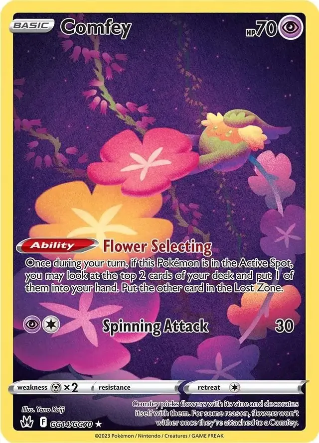 Comfey - Pokemon Crown Zenith #GG14