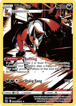 Thievul GG17 - Pokemon Crown Zenith