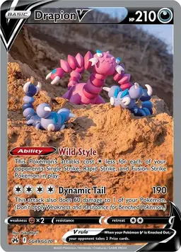 Drapion V GG49 - Pokemon Crown Zenith