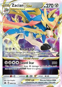 Zacian VSTAR 96 - Pokemon Crown Zenith