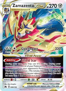 Zamazenta VSTAR 99 - Pokemon Crown Zenith
