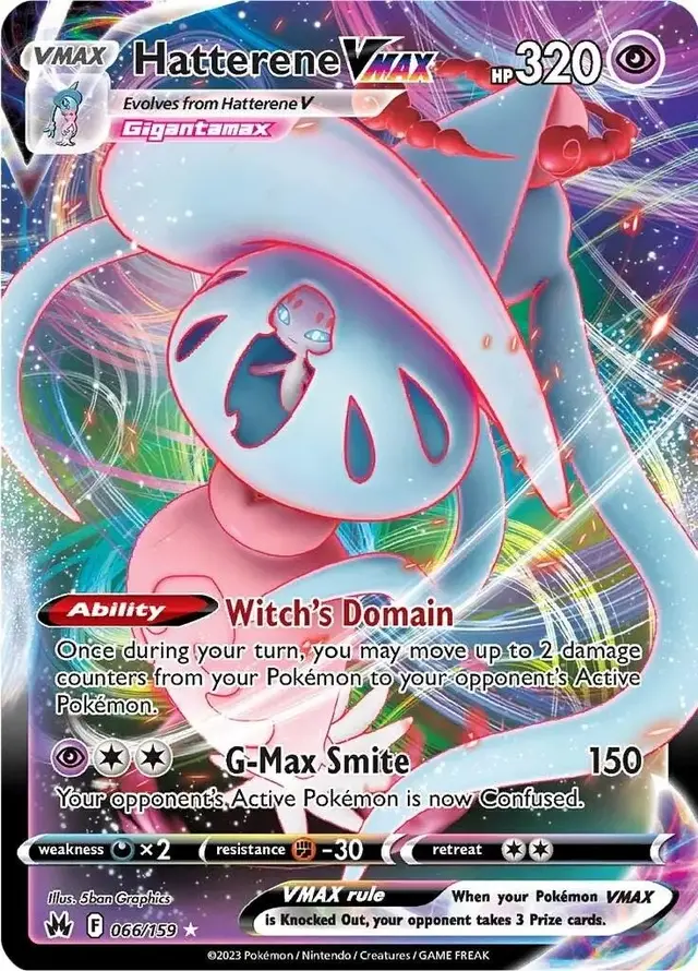 Hatterene VMAX - Pokemon Crown Zenith #66