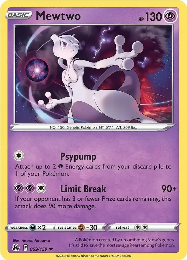Mewtwo - Pokemon Crown Zenith #59