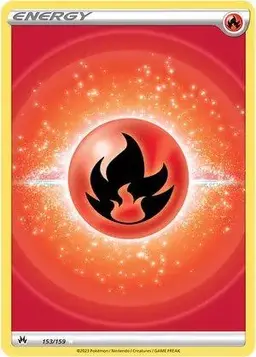 Fire Energy [Holo] 153 - Pokemon Crown Zenith