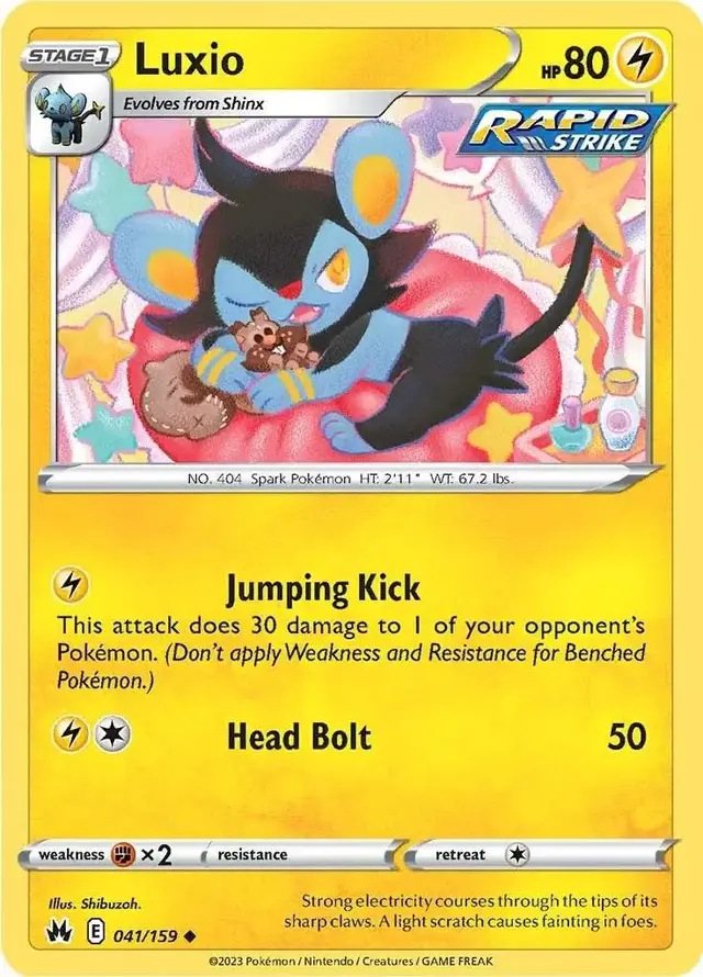 Luxio - Pokemon Crown Zenith #41