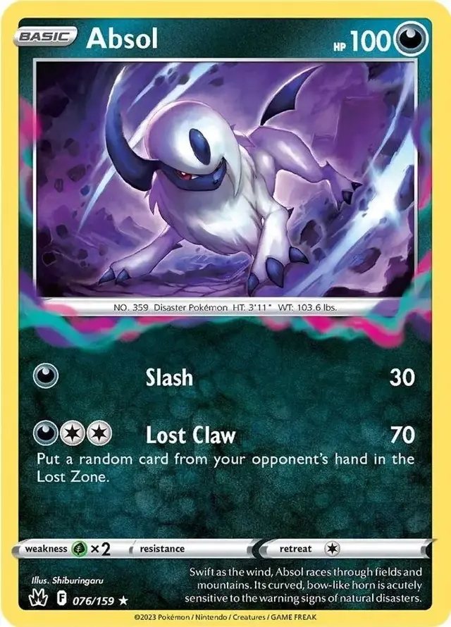 Absol - Pokemon Crown Zenith #76