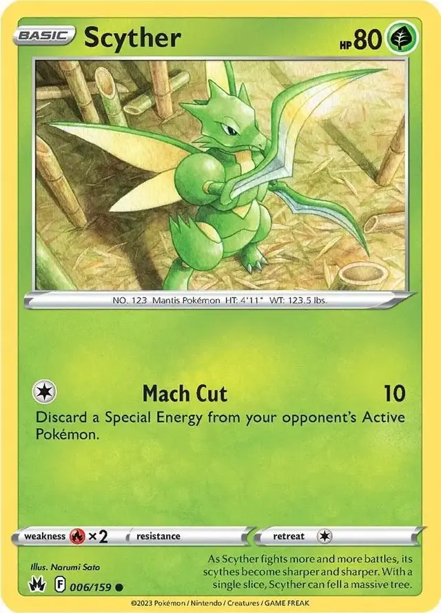Scyther - Pokemon Crown Zenith #6
