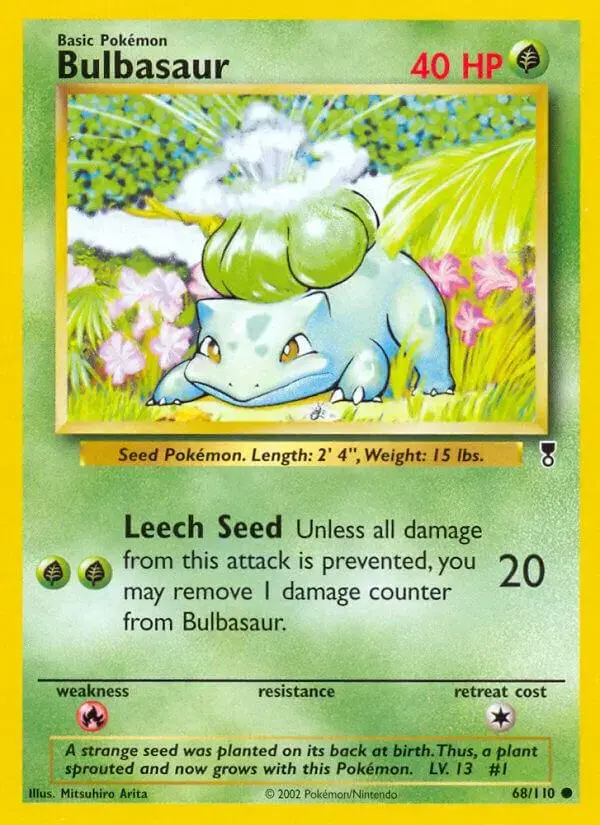 Bulbasaur - Pokemon Legendary Collection #68