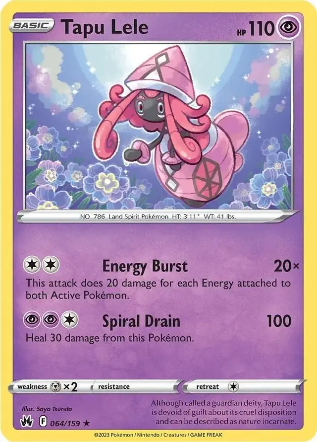 Tapu Lele - Pokemon Crown Zenith #64