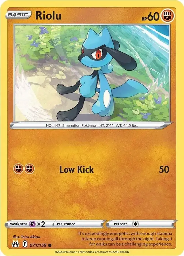 Riolu - Pokemon Crown Zenith #71