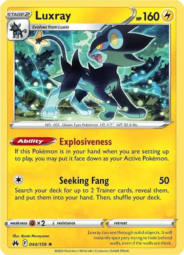 Luxray - Pokemon Crown Zenith #44