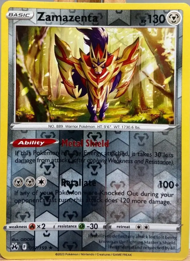 Zamazenta [Reverse Holo]