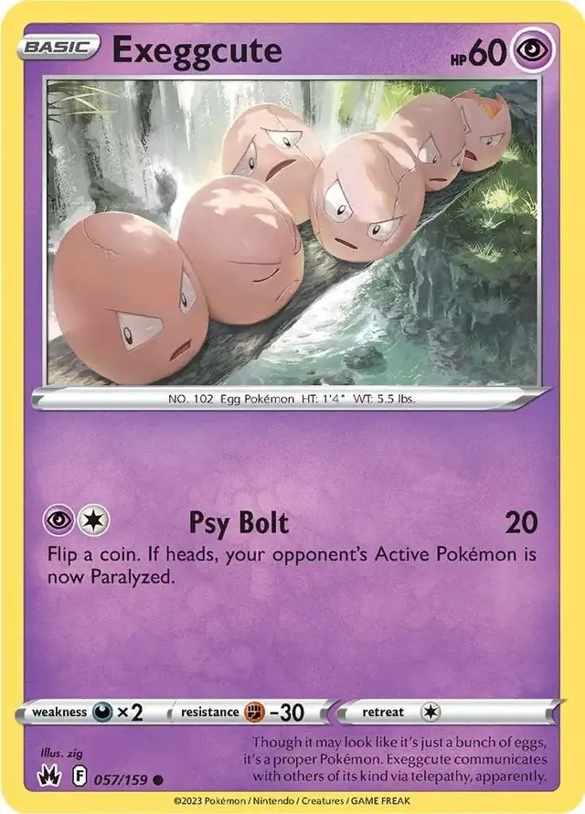 Exeggcute - Pokemon Crown Zenith #57