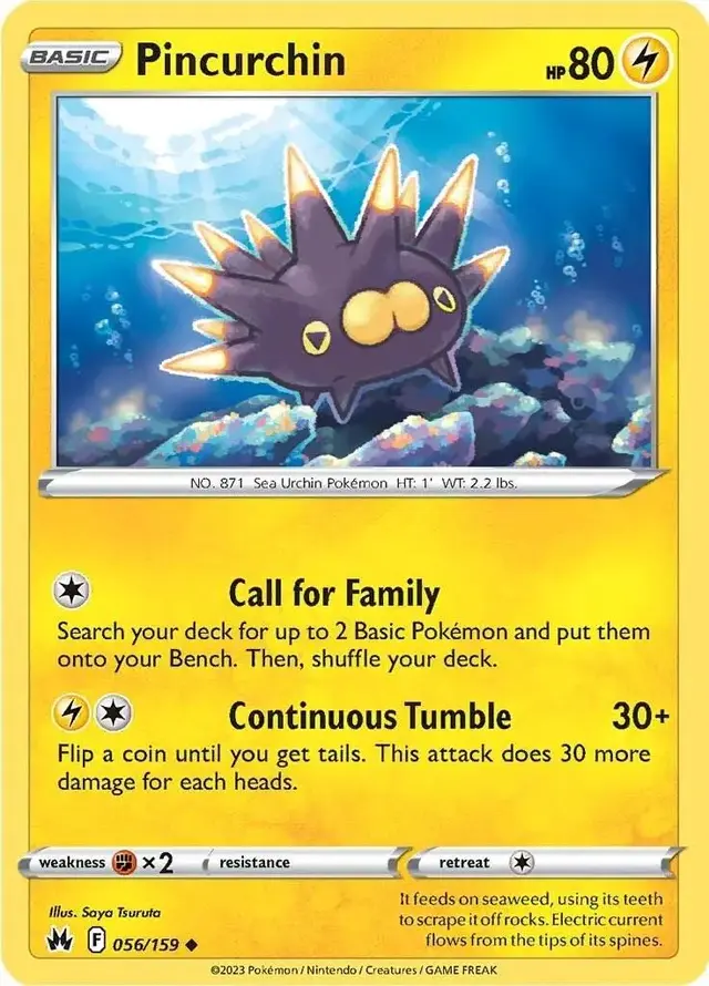 Pincurchin - Pokemon Crown Zenith #56