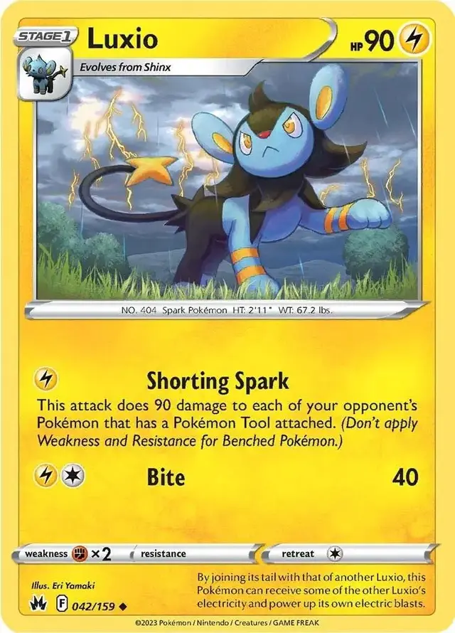 Luxio - Pokemon Crown Zenith #42