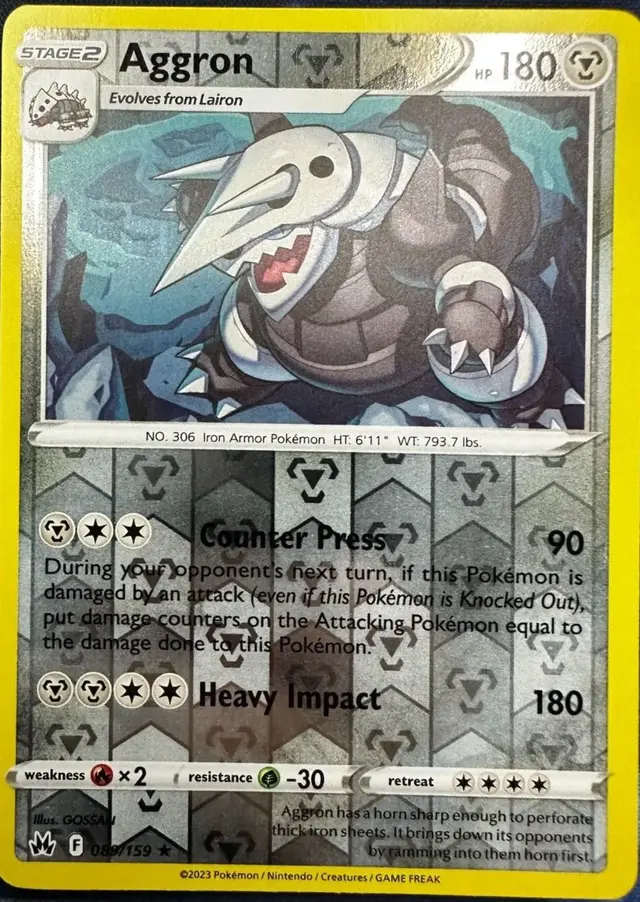 Aggron [Reverse Holo]