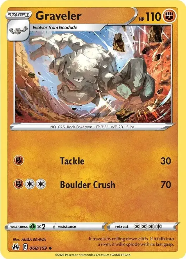 Graveler - Pokemon Crown Zenith #68