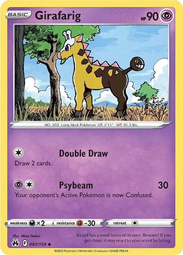 Girafarig - Pokemon Crown Zenith #61