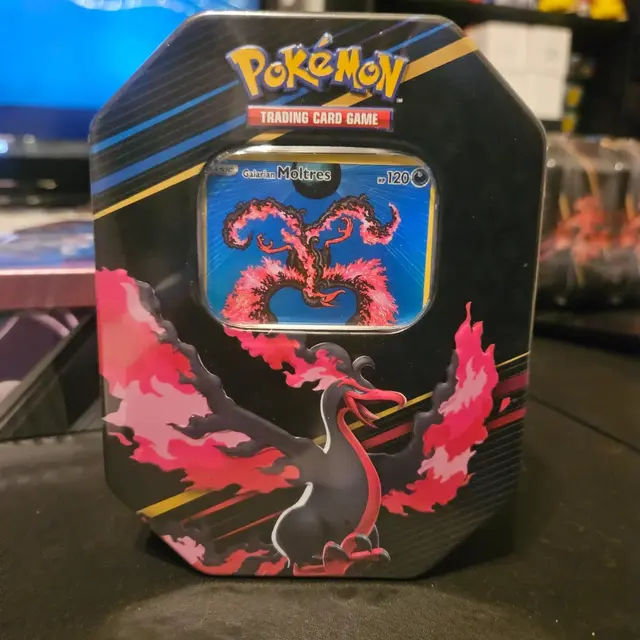 Galarian Moltres Tin