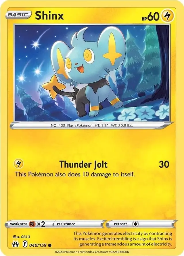 Shinx - Pokemon Crown Zenith #40