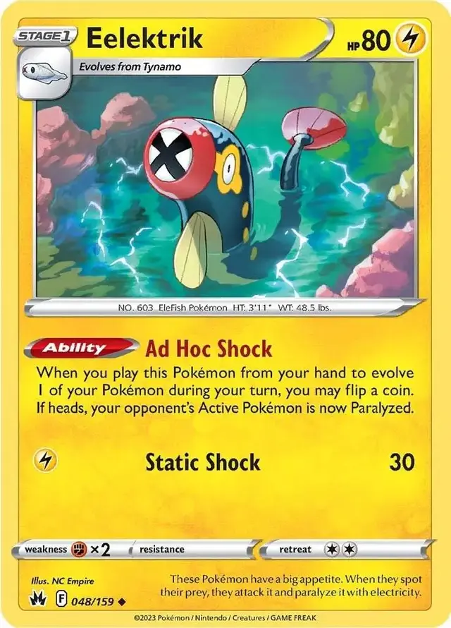 Eelektrik - Pokemon Crown Zenith #48