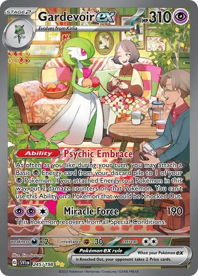 Pokemon Scarlet & Violet set - most valuable card artwork (Gardevoir ex)