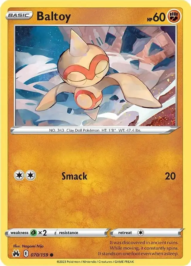Baltoy - Pokemon Crown Zenith #70