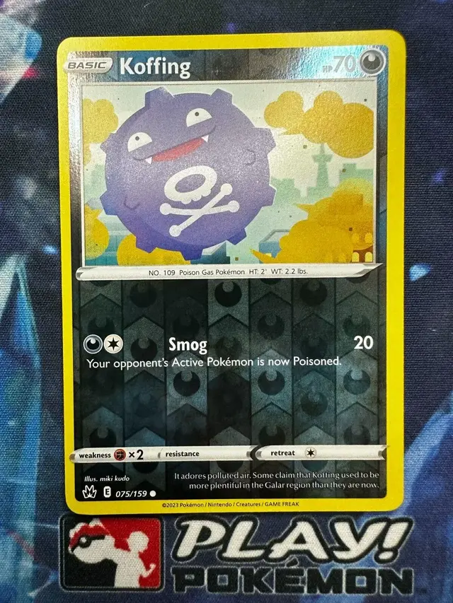Koffing [Reverse Holo] - Pokemon Crown Zenith #75