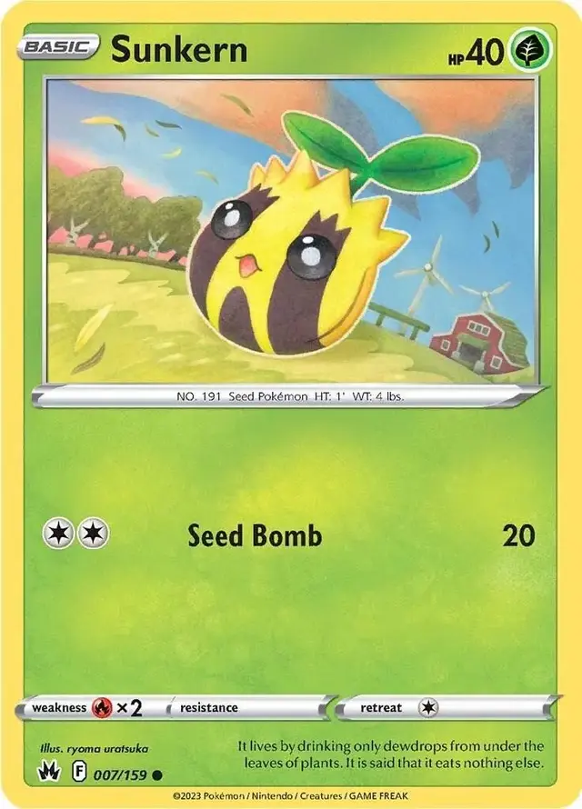 Sunkern - Pokemon Crown Zenith #7