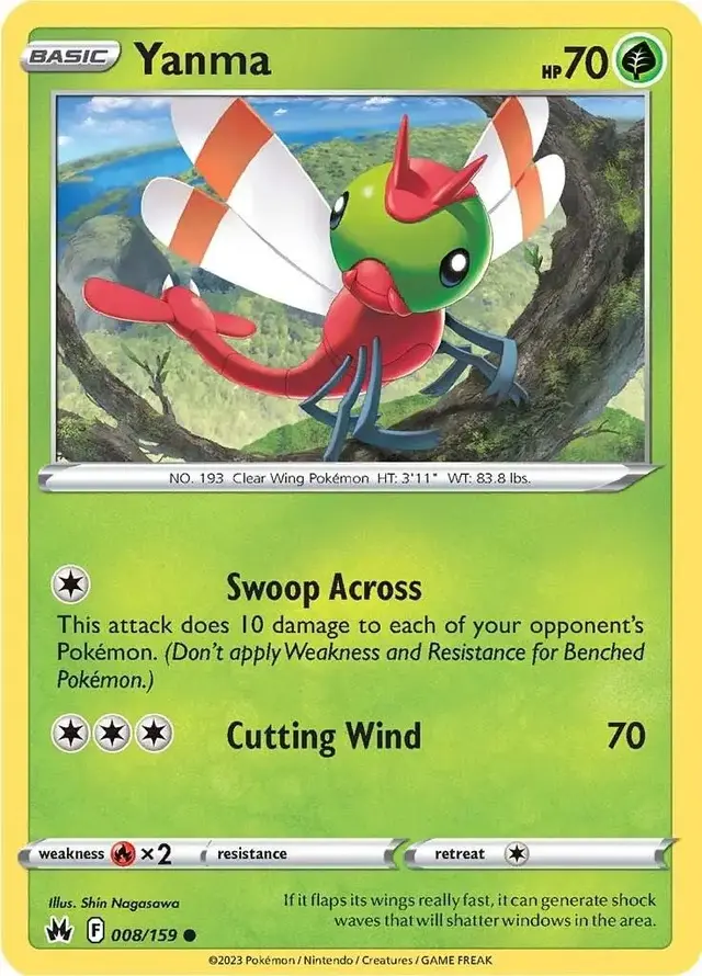 Yanma - Pokemon Crown Zenith #8