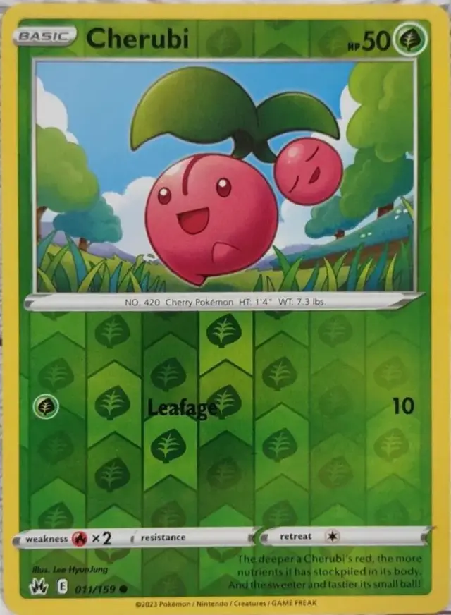 Cherubi [Reverse Holo] - Pokemon Crown Zenith #11