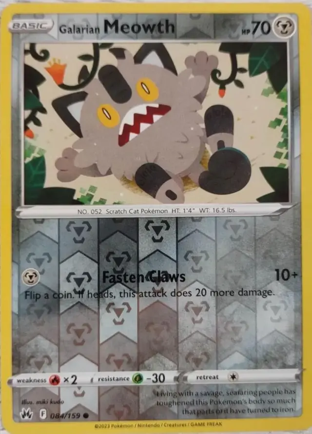 Galarian Meowth [Reverse Holo]