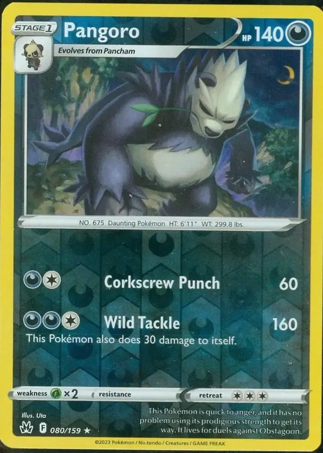 Pangoro [Reverse Holo]