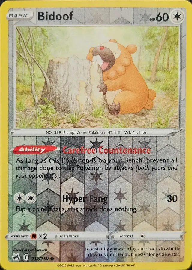 Bidoof [Reverse Holo]