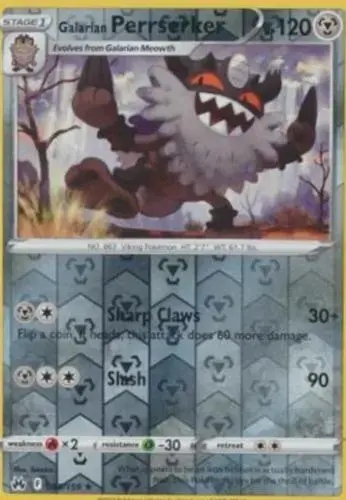 Galarian Perrserker [Reverse Holo]