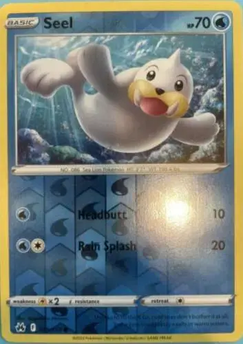 Seel [Reverse Holo] - Pokemon Crown Zenith #29