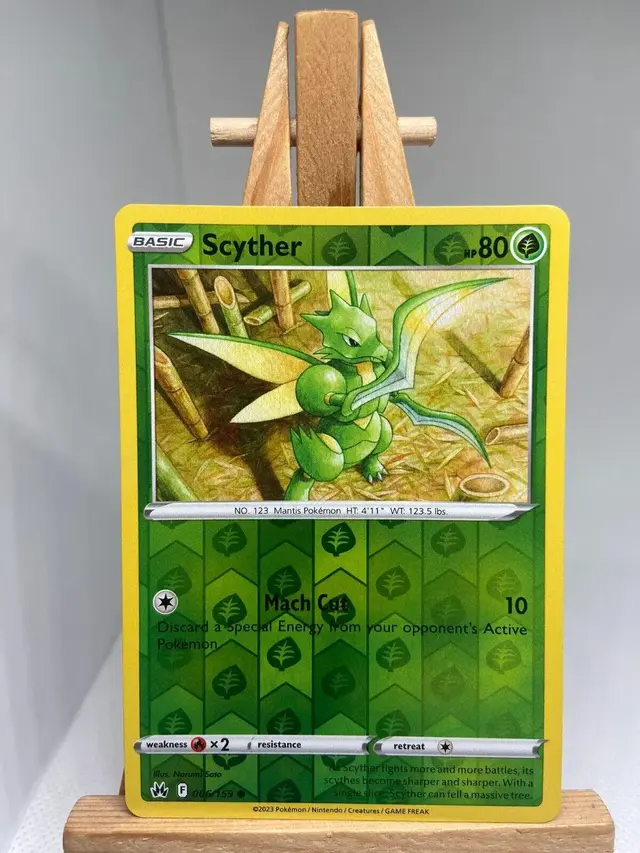 Scyther [Reverse Holo] - Pokemon Crown Zenith #6