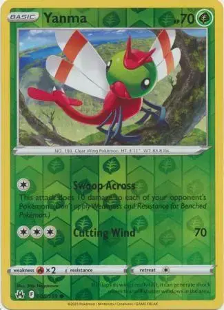 Yanma [Reverse Holo] - Pokemon Crown Zenith #8