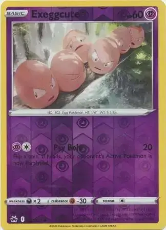 Exeggcute [Reverse Holo] - Pokemon Crown Zenith #57