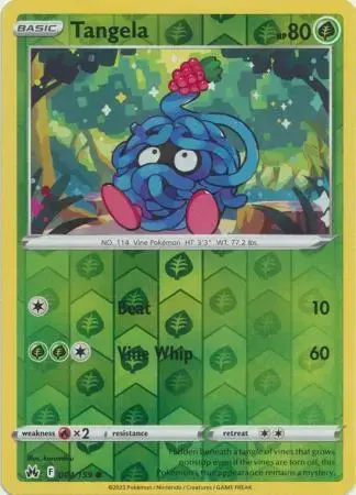 Tangela [Reverse Holo] - Pokemon Crown Zenith #4