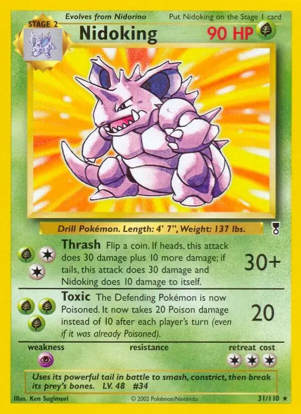 Nidoking - Pokemon Legendary Collection #31