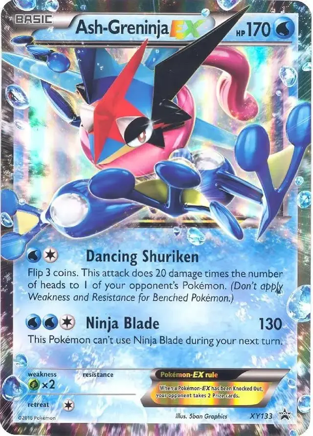 Ash-Greninja EX - Pokemon XY Promos #XY133