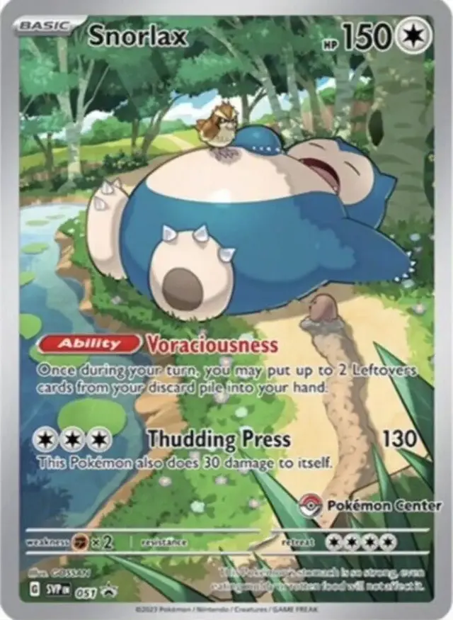Snorlax [Pokemon Center] - Pokemon Scarlet & Violet Promos #51