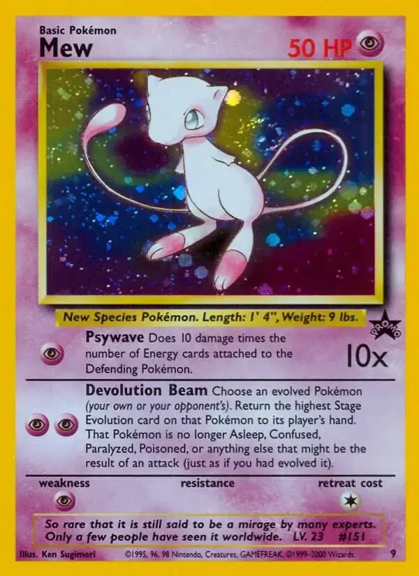 Mew - Pokemon WoTC Promos #9
