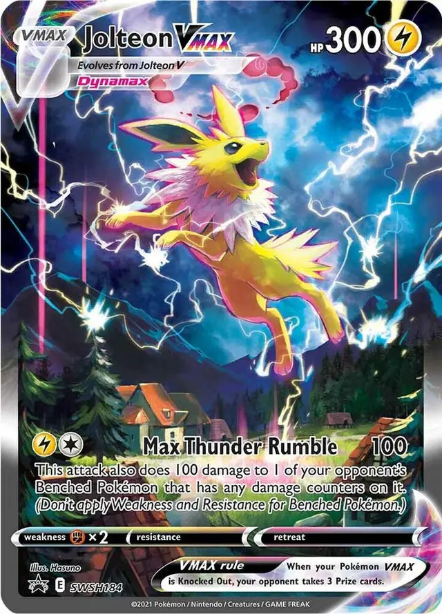 Jolteon VMAX - Pokemon Sword & Shield Promos #SWSH184