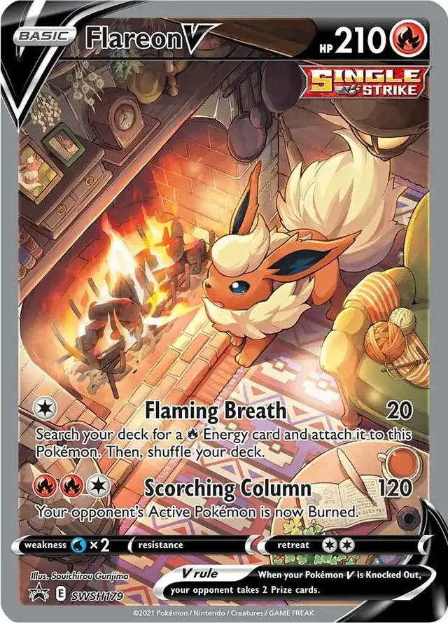 Flareon V - Pokemon Sword & Shield Promos #SWSH179