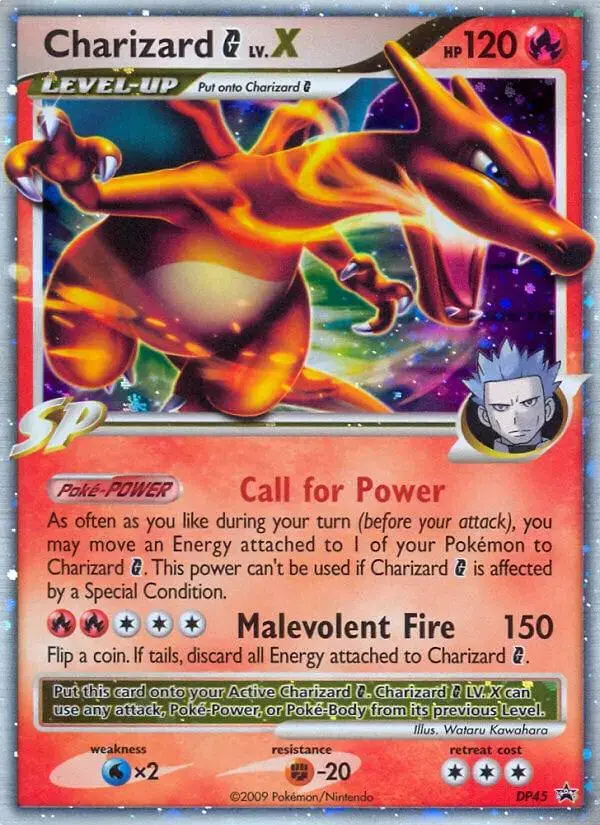 Charizard G LV.X - Pokemon Diamond and Pearl Promos #DP45