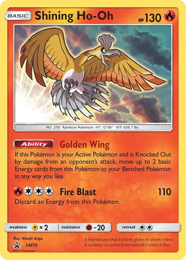 Shining Ho-Oh - Pokemon SM Promos #SM70